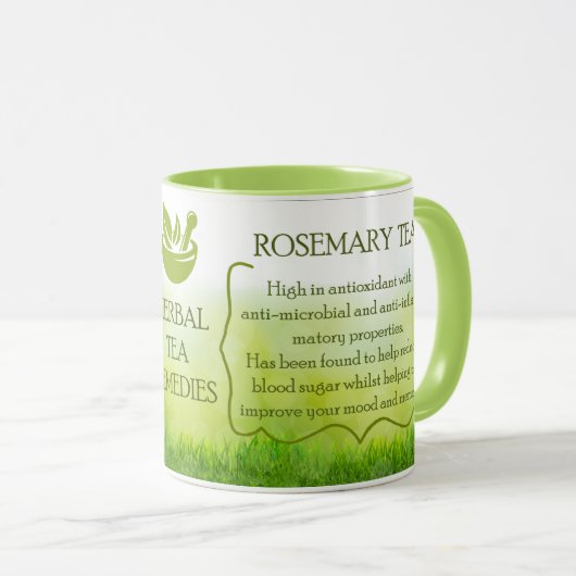Mug Cadeau Parfait / Rosemary Tea Herbal Remedy (Devant droit)