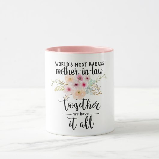 Mug Cadeau personnalisable pour la belle-mère la plus (Centre)
