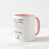 Mug Cadeau personnalisable pour la belle-mère la plus (Devant droit)