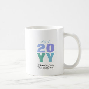 Mug Cadeau Personnalisé Année de Remise de Diplômes Co