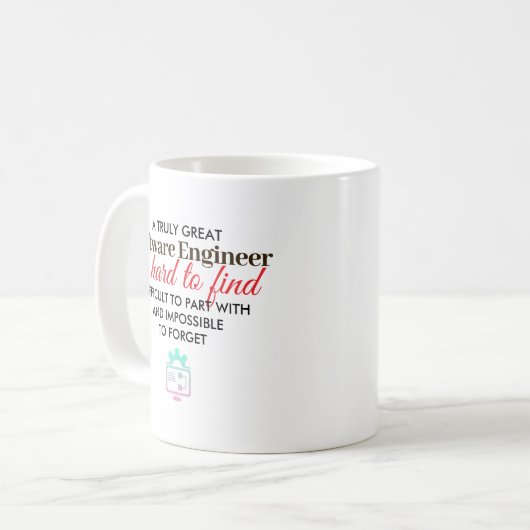 Mug Cadeau personnalisé avec nom pour excellent ingéni (Devant gauche)