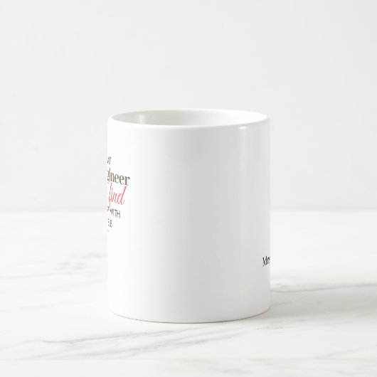 Mug Cadeau personnalisé avec nom pour excellent ingéni (Centre)