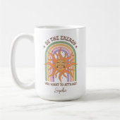Mug Cadeau Personnalisé Boho Be The Energy Inspiration (Gauche)