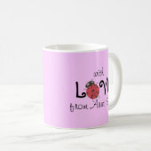 Mug cadeau personnalisé brownie avec recette (Devant droit)