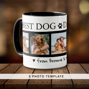 Mug Cadeau personnalisé chien et maman pour papa 5 pho