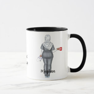 Mug Cadeau personnalisé CNA (femme musulmane)