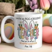 Mug Cadeau personnalisé d'appréciation de l'enseignant