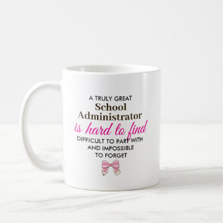 Mug Cadeau Personnalisé d'Appréciation pour l'Administ