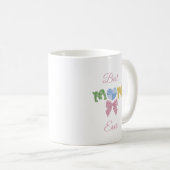 Mug Cadeau personnalisé de Fête des Mères Patchwork Ma (Devant droit)