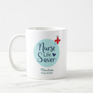Mug Cadeau personnalisé de fin d'études d'infirmière a