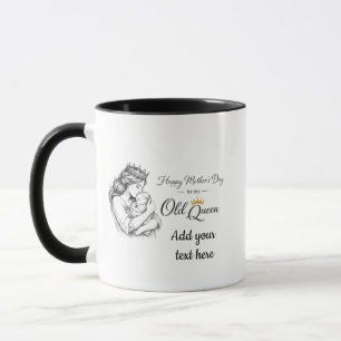 Mug Cadeau personnalisé de la fête des mères Ma Vieill