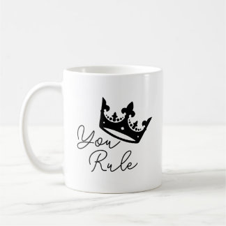 Mug Cadeau personnalisé de la Saint-Valentin Couronne