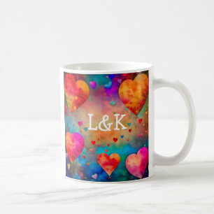 Mug Cadeau personnalisé de la Saint-Valentin romantiqu