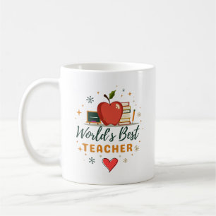 Mug Cadeau personnalisé de Meilleur Enseignant du Mond