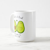 Mug Cadeau personnalisé de nom de mari anniversaire de (Devant gauche)