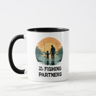 Mug Cadeau personnalisé de pêche pour père et fils