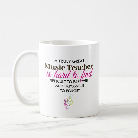 Mug Cadeau personnalisé de reconnaissance pour profess (Gauche)