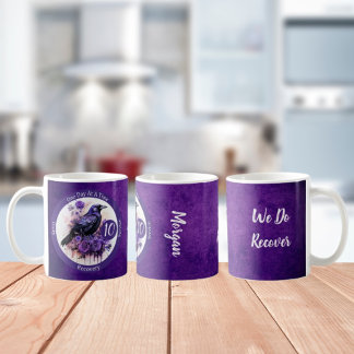 Mug Cadeau personnalisé de récupération de corbeau Jal