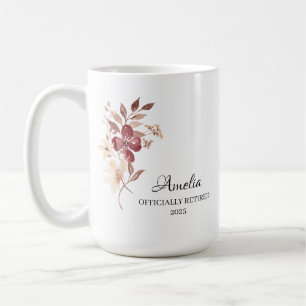 Mug Cadeau personnalisé de retraite heureuse