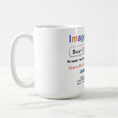 Mug cadeau personnalisé drôle pour le meilleur cui (Gauche)