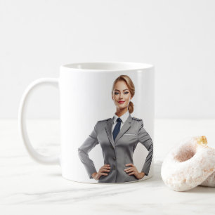 Mug Cadeau personnalisé du préposé au vol