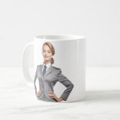 Mug Cadeau personnalisé du préposé au vol (Devant gauche)