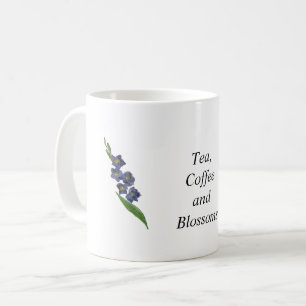 Mug Cadeau personnalisé en cristal d'aquarelle violet