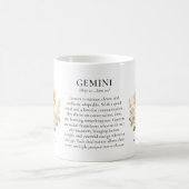 Mug Cadeau personnalisé Horoscope Signe du zodiaque Gé (Centre)
