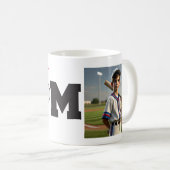 Mug Cadeau personnalisé maman baseball (Devant droit)
