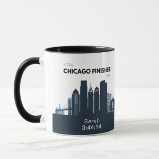 Mug Cadeau Personnalisé Marathon De Chicago Pour Marat