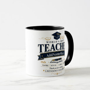 Mug Cadeau Personnalisé Meilleur Enseignant