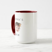 Mug Cadeau personnalisé moderne visage cadeau pour nou (Devant gauche)