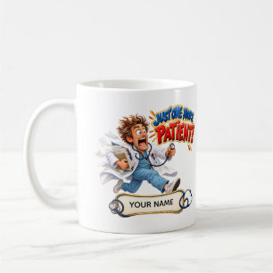 Mug Cadeau Personnalisé Nom de Médecin Rigolo en Cours