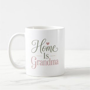 Mug Cadeau Personnalisé Nom Mamie Maison