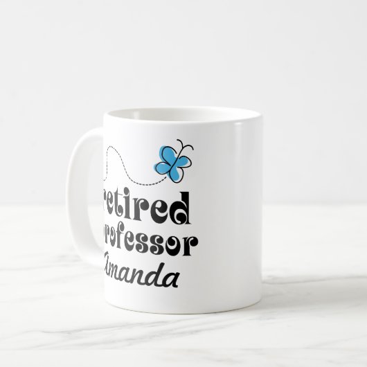 Mug Cadeau personnalisé par professeur retiré (Devant gauche)