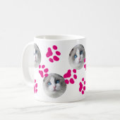 Mug Cadeau Personnalisé Photo Animaux De Compagnie Caf (Devant gauche)