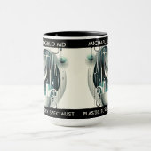 Mug Cadeau personnalisé pour chirurgien plastique (Centre)
