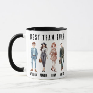 Mug Cadeau personnalisé pour collègues - Meilleure équ