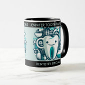 Mug Cadeau personnalisé pour Denstist (Devant droit)
