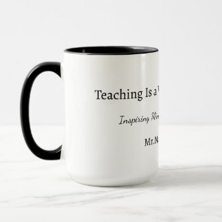 Mug Cadeau Personnalisé pour Enseignant