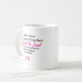 Mug Cadeau Personnalisé pour Enseignant Montessori en (Devant gauche)