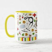 Mug Cadeau personnalisé pour infirmière (Gauche)