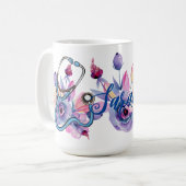 Mug Cadeau personnalisé pour infirmière (Devant gauche)