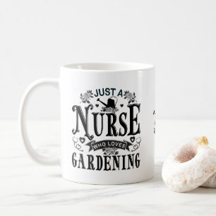 Mug Cadeau Personnalisé Pour Infirmières, Jardinage th