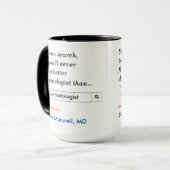 Mug Cadeau personnalisé pour la boue dermatologue (Devant gauche)