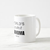 Mug Cadeau personnalisé pour la fête des mères pour gr (Devant droit)