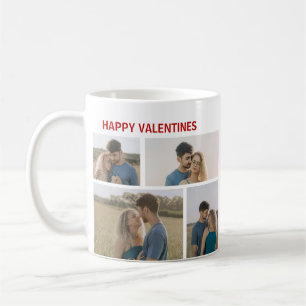 Mug Cadeau personnalisé pour la Saint-Valentin avec 4