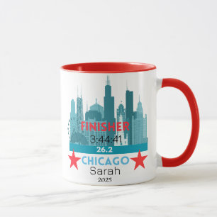 Mug Cadeau personnalisé pour le Marathon de Chicago 20