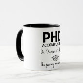 Mug Cadeau personnalisé pour les doctorants (Devant gauche)