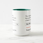 Mug Cadeau personnalisé pour les infirmières (Centre)